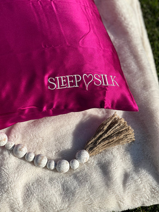 Silk pillowcase- Orchid