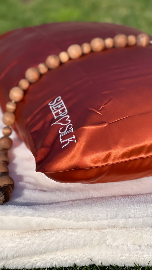 Silk pillowcase - Ginger & Spice